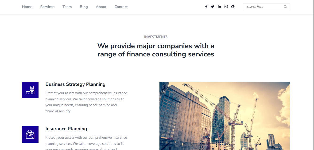 Finance 3 website